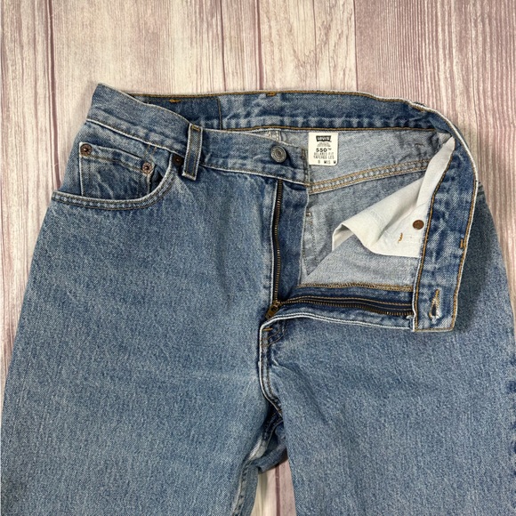 Vintage Levi's 550 High Waist Mom Jeans Women's 8 MIS M Denim 90s Y2K - Picture 9 of 13